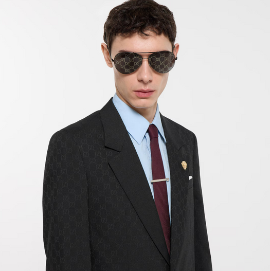 Single-breasted GG wool jacket 864110 ZAUP11000 GUCCI 