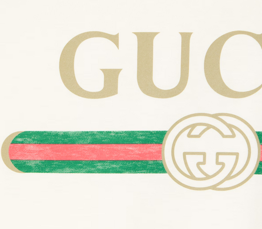 Cotton jersey and silk T-shirt with print 865015 XJHUF9280 GUCCI 