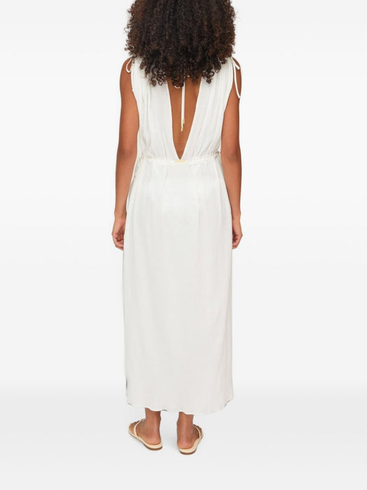 Maxi beach kaftan 25HSAT26 WHT-WHT HEIDI KLEIN 