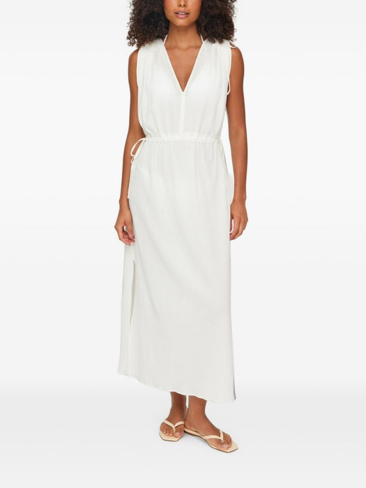 Maxi beach kaftan 25HSAT26 WHT-WHT HEIDI KLEIN 