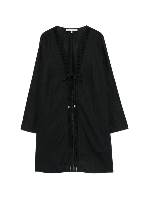 Mini beach kaftan 26RSMT61 BLK-BLK HEIDI KLEIN 