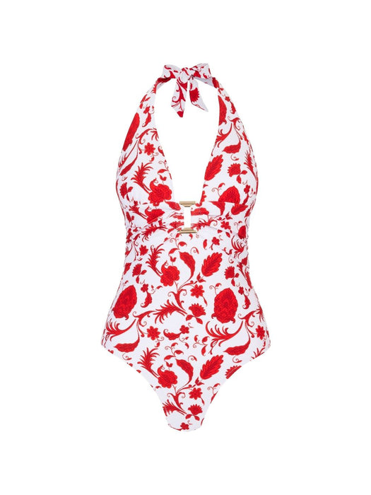 Evia rectangle halterrneck swimsuit 26SSEV21 PRT-PRT HEIDI KLEIN 