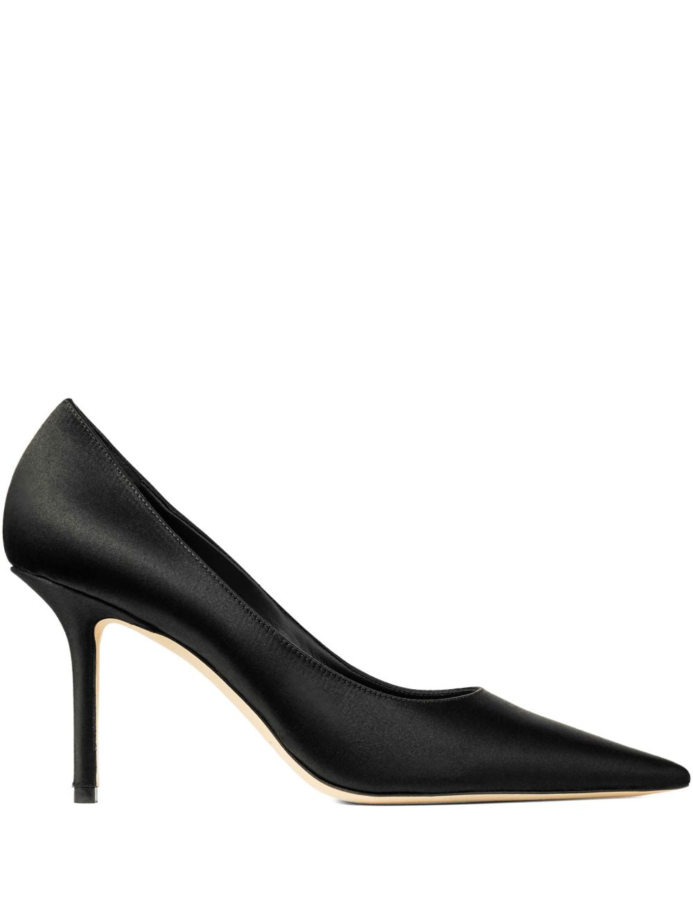 85mm Love pointed-toe pumps LOVE 85 SAT BLACK JIMMY CHOO 
