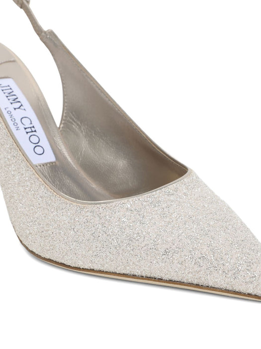 Love Slingback point-toe pumps LOVE SB 85 GQI LIGHT SOFT GOLD JIMMY CHOO 