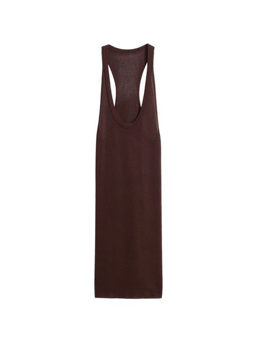 racerback tank top mini dress DR1153 LK1020BR523 LEMAIRE 