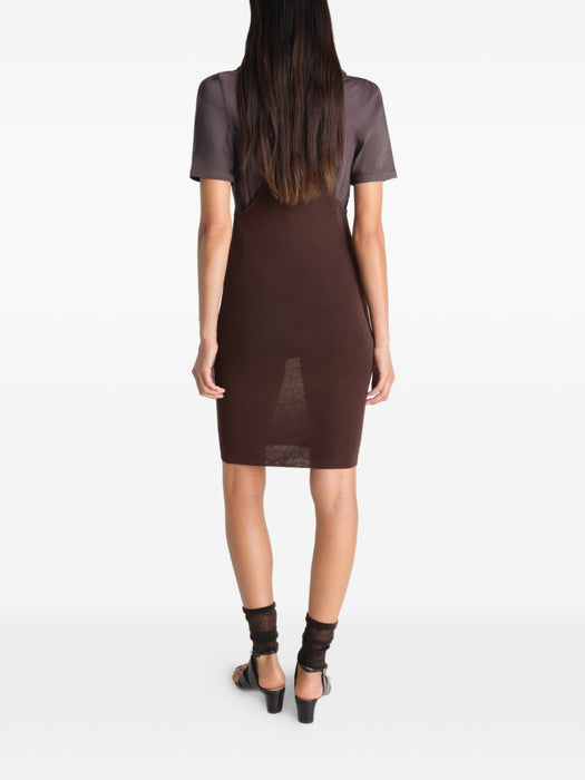 racerback tank top mini dress DR1153 LK1020BR523 LEMAIRE 