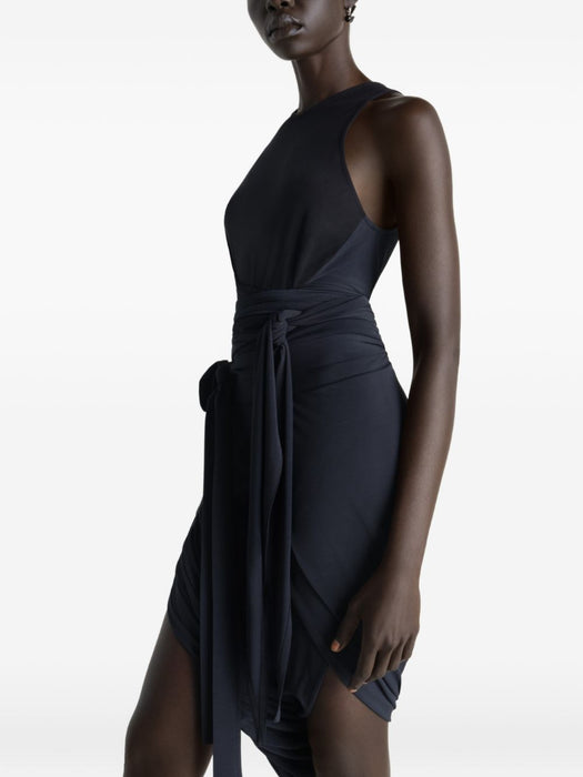 Draped wrap top<BR/><BR/> OT0008 LJ1050BK980 LEMAIRE 