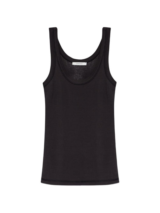 cotton vest TS0001 LJ1016BK998 LEMAIRE 