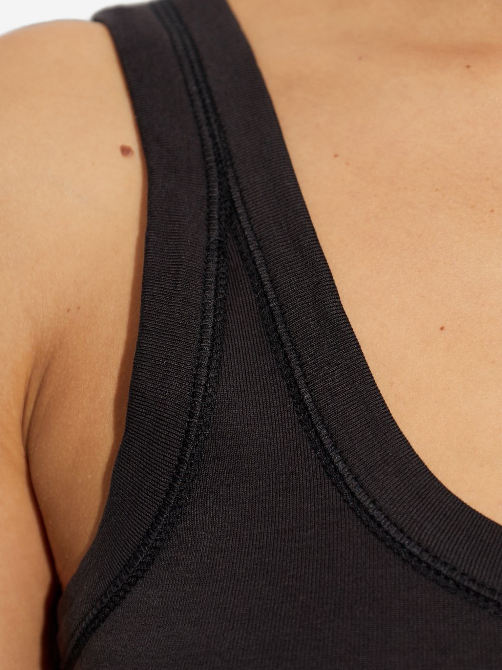 cotton vest TS0001 LJ1016BK998 LEMAIRE 