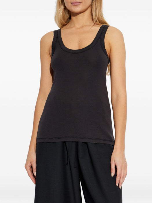 cotton vest TS0001 LJ1016BK998 LEMAIRE 