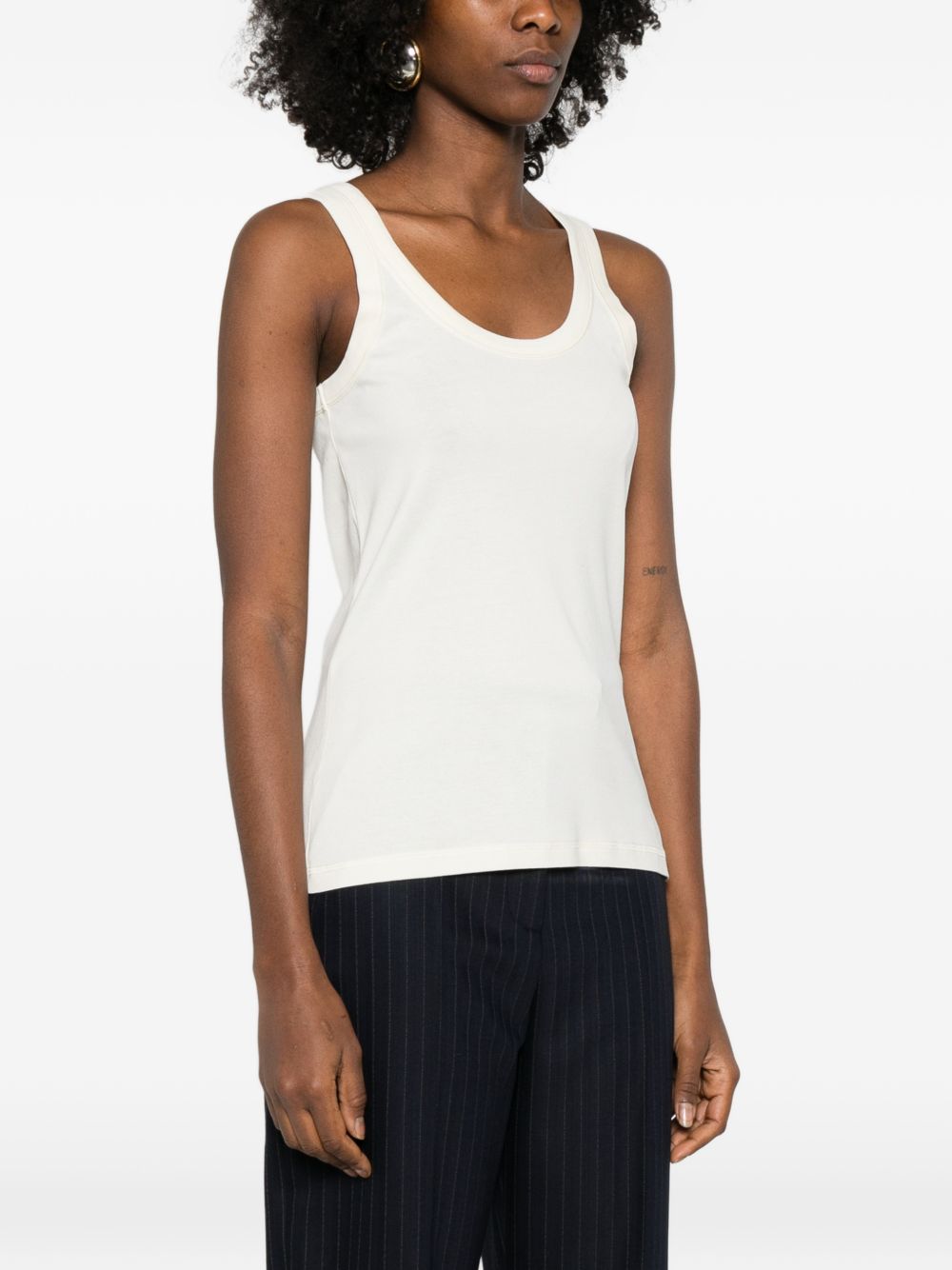 rib tank top TS0001 LJ1016WH048 LEMAIRE 