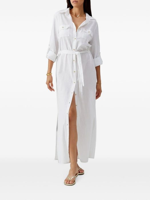 Darcy White Dress DARCY CR WHT MELISSA ODABASH 