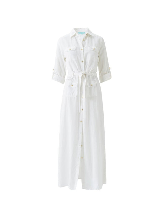 Darcy White Dress DARCY CR WHT MELISSA ODABASH 
