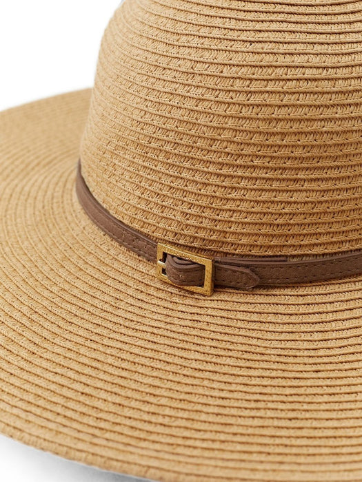 Jemima Beige Hat JEMIMA CR BLK/TAN MELISSA ODABASH 