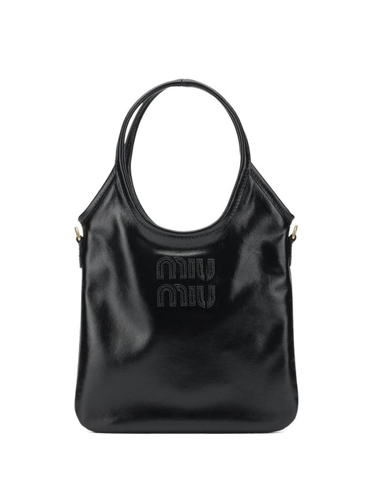 Ivy leather tote bag 5BA281 V OLI 2IEOF0002 MIU MIU 