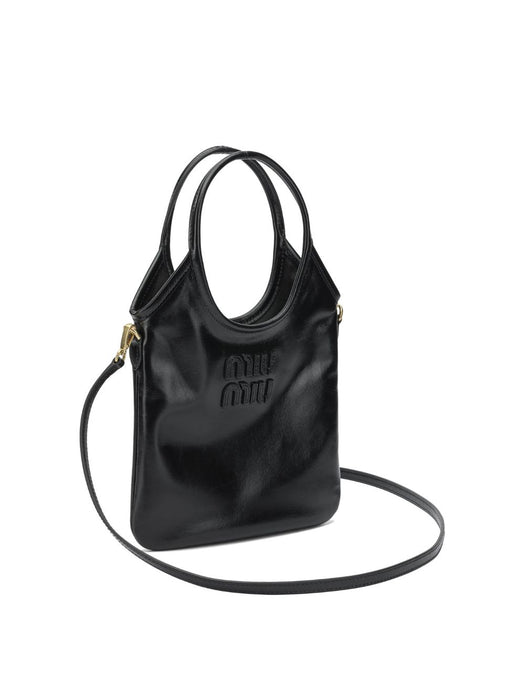Ivy leather tote bag 5BA281 V OLI 2IEOF0002 MIU MIU 