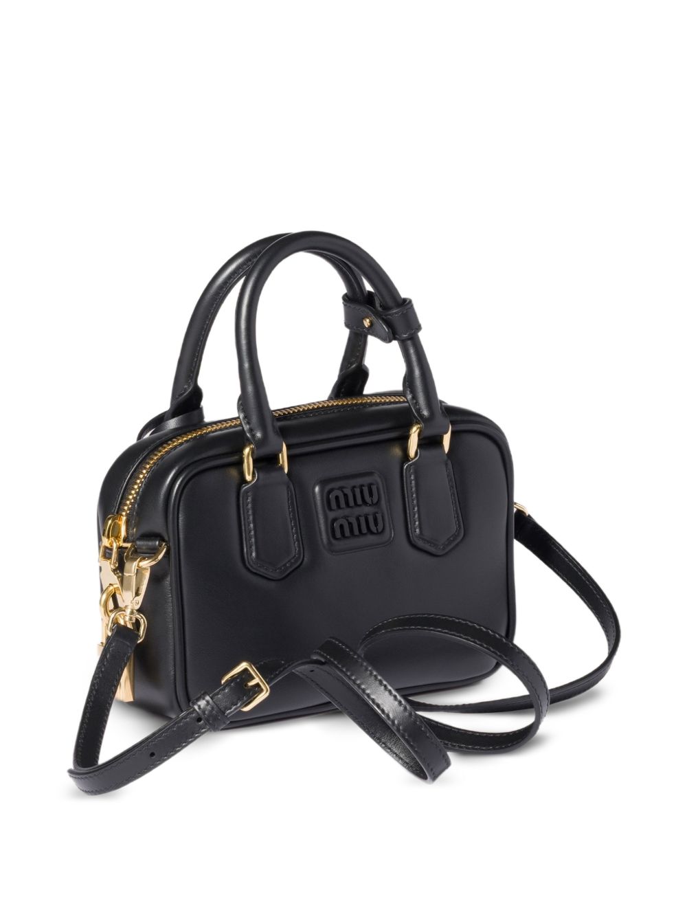 Arcadie leather tote bag 5BB123 V OON ACR3F0002 MIU MIU 