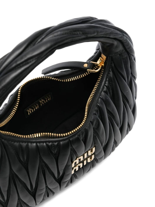 Wander matelassé leather tote bag 5BC125 V OOY AN88F0002 MIU MIU 