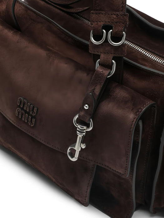 Utilitaire suede shopping bag 5BG335 V POO 2CSSF0003 MIU MIU 
