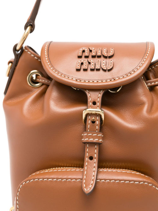 logo flap-top mini bag 5BZ045 V OOM 2CRWF0046 MIU MIU 