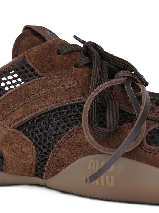 mesh-panel sneakers 5E589E F 005 3KU1F0324 MIU MIU 
