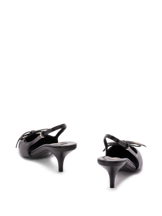 Leather slingback pumps with bow 5I474E F 105 79NF0002 MIU MIU 