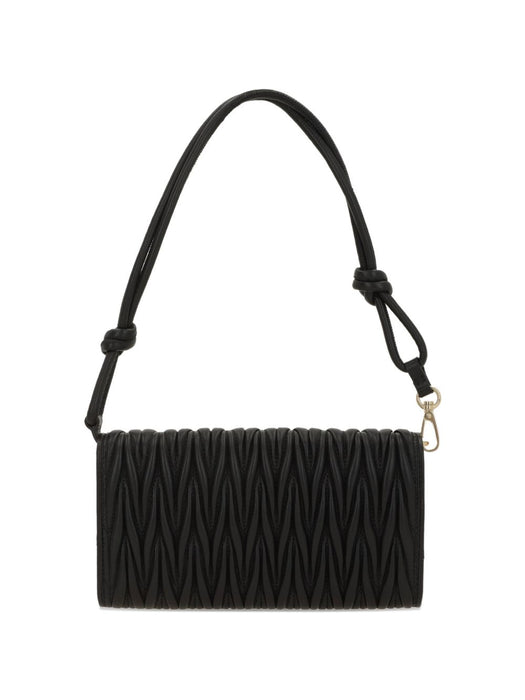 logo-plaque shoulder bag 5MT025 AFPPF0002 MIU MIU 