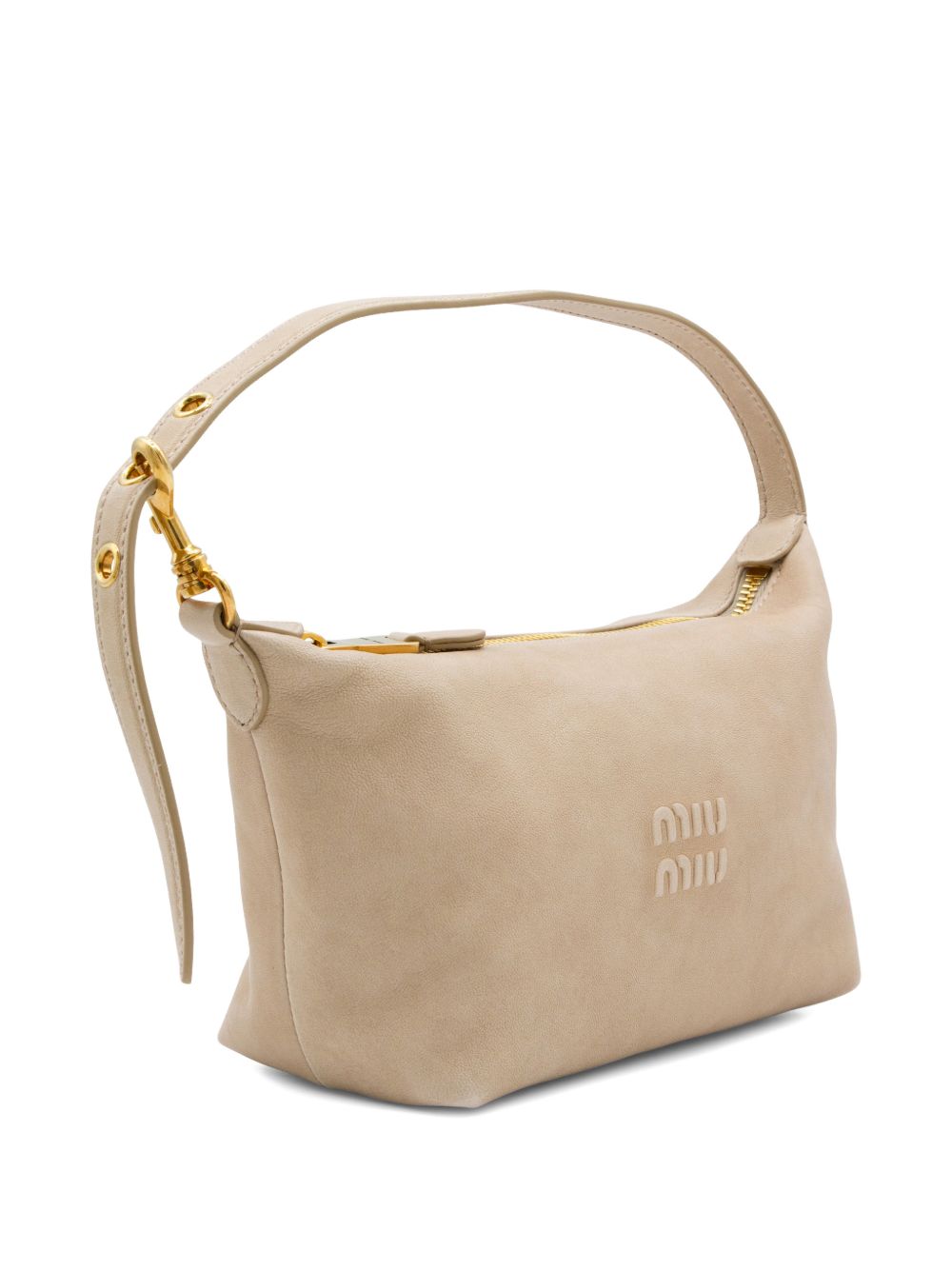 logo-detail leather shoulder bag 5NE841 AEFXF0065 MIU MIU 