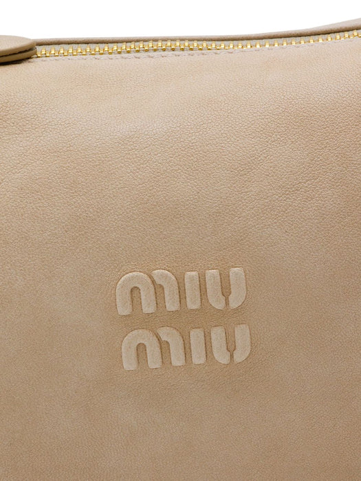 logo-detail leather shoulder bag 5NE841 AEFXF0065 MIU MIU 