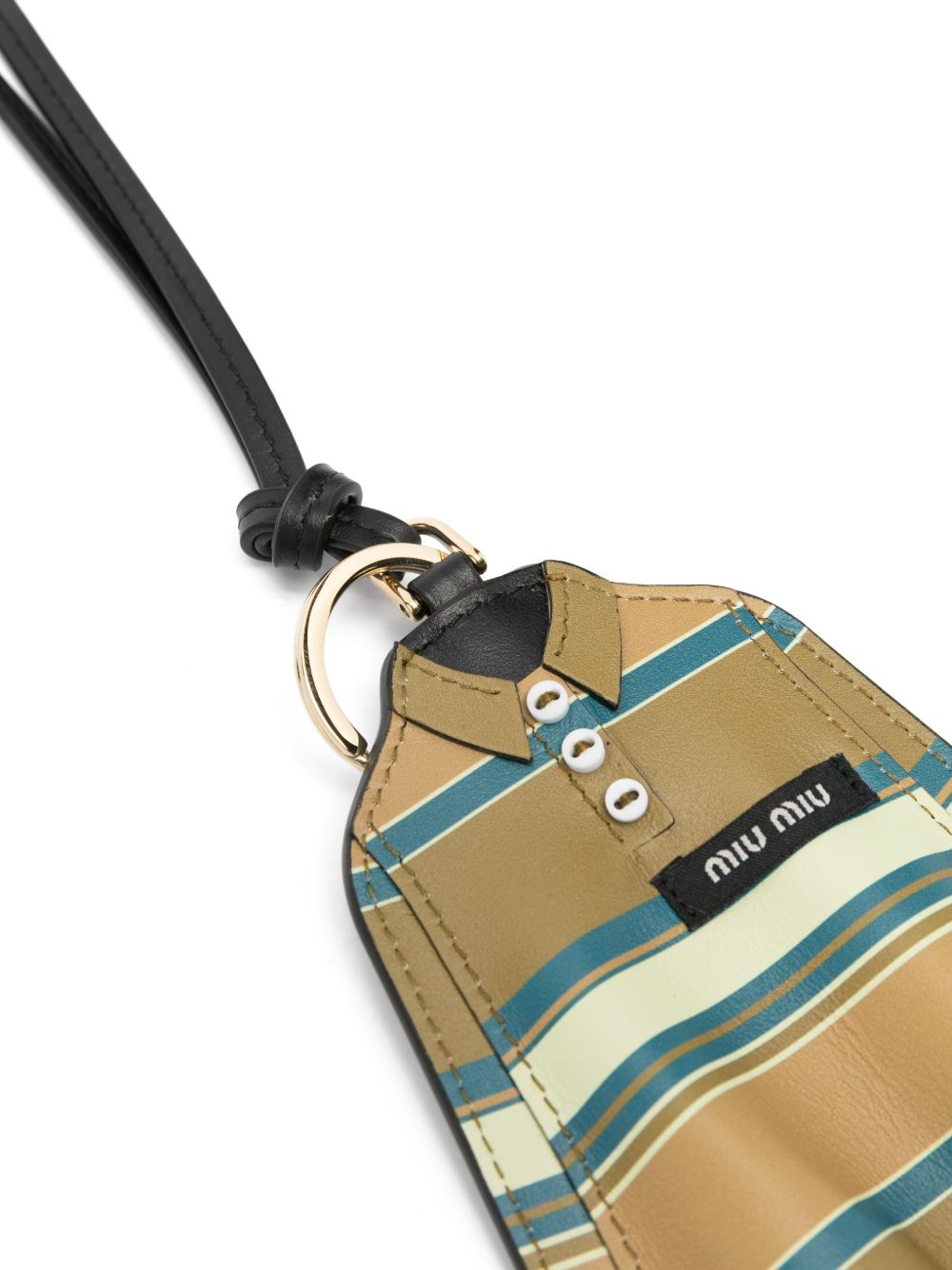 striped shirt keyring 5TL601 2IGEF0037 MIU MIU 
