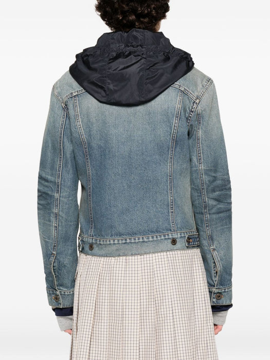 hooded denim jacket GWB305 S OOO 183CF0013 MIU MIU 