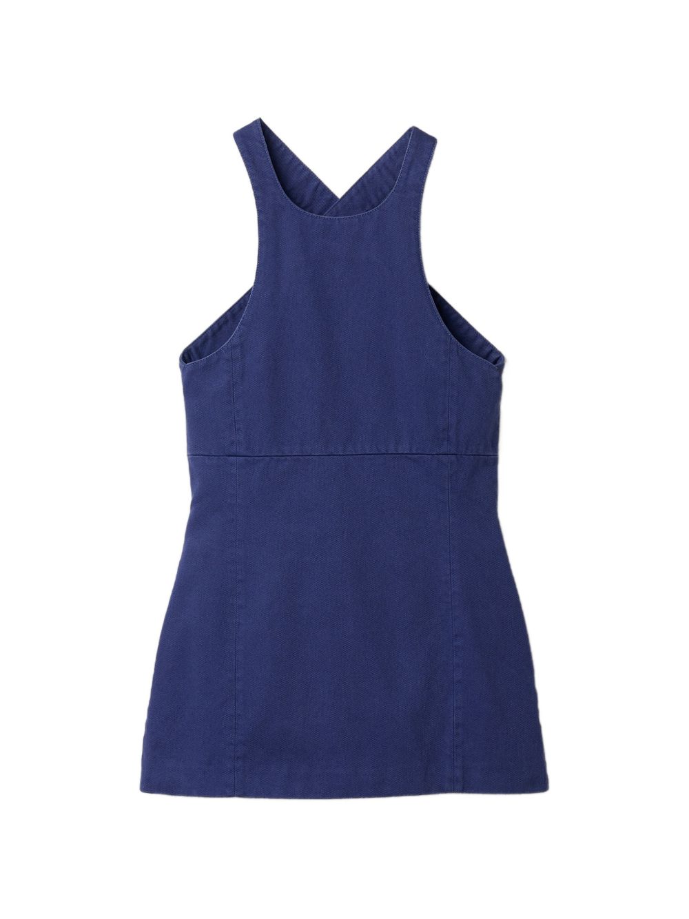 Backless logo mini dress MF6345 S OOO 19JYF0021 MIU MIU 