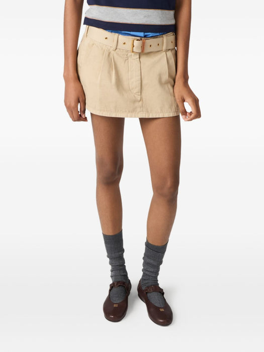 welt-pocket mini skirt MG2637 S OOO 19EKF0006 MIU MIU 