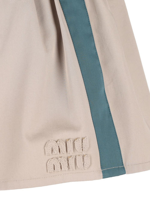 drawstring panel skirt MG2638 S OOO 19CTF0D3K MIU MIU 