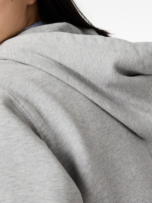 raw-cut zip-up cropped hoodie MJLA25 S OOO 182JF0031 MIU MIU 