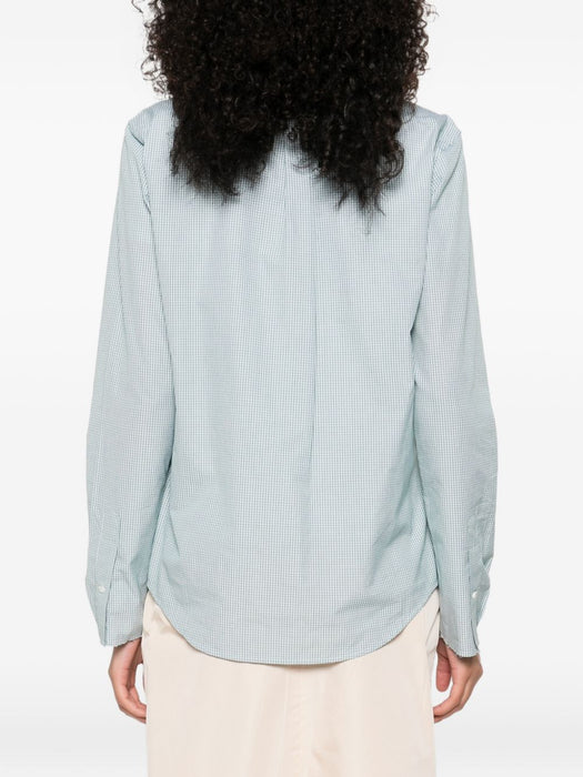 check-pattern buttoned shirt MK1842 S OOO 1805F077U MIU MIU 