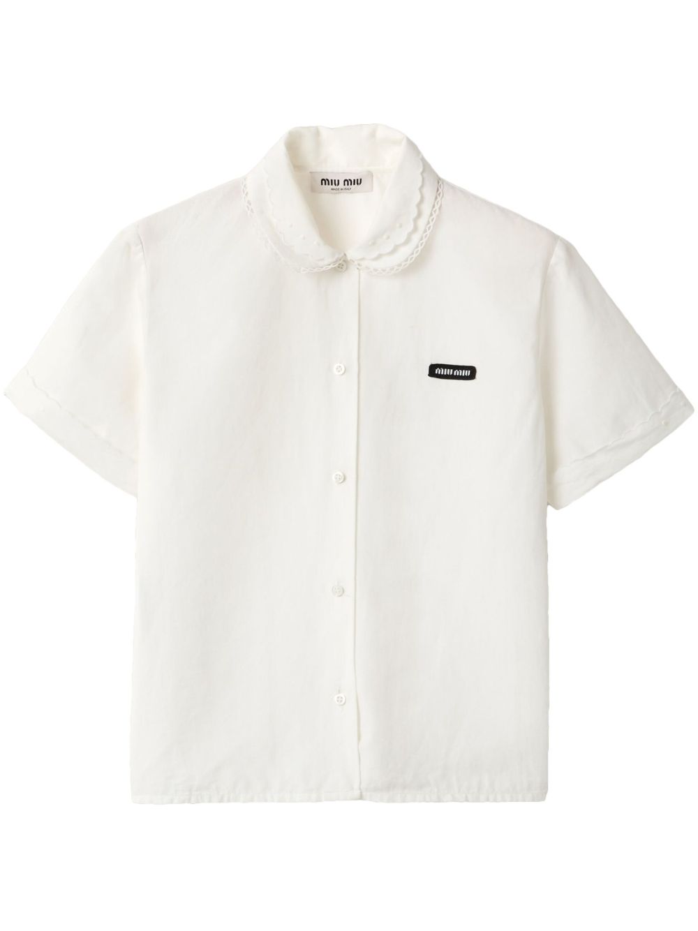 poplin shirt MK1932 S OOO 163MF0009 MIU MIU 
