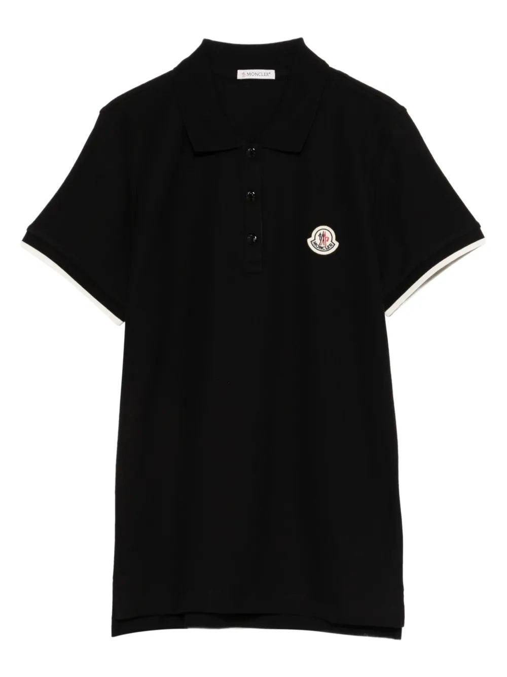Logo-patch polo shirt L1-093-8A000-04-84720 999 MONCLER 