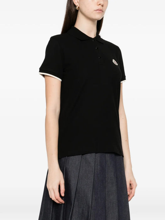 Logo-patch polo shirt L1-093-8A000-04-84720 999 MONCLER 