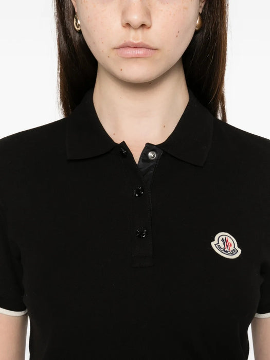 Logo-patch polo shirt L1-093-8A000-04-84720 999 MONCLER 