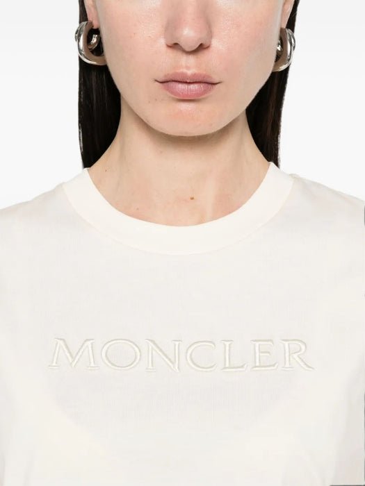 Logo-embroidered T-shirt L1-093-8C000-21-89AUO 037 MONCLER 