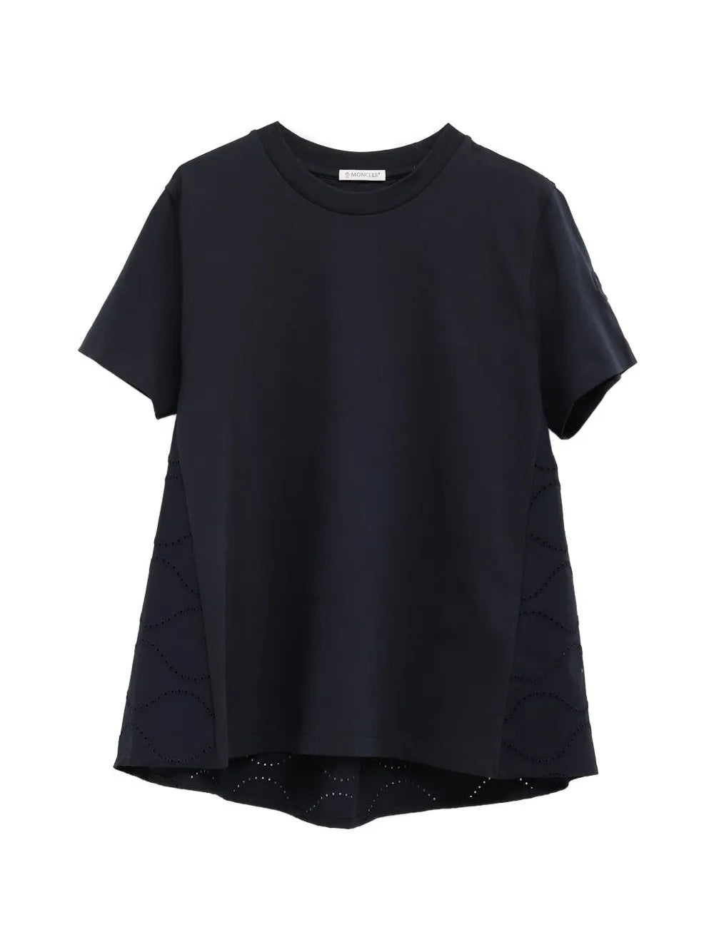 Eyelet short-sleeve t-shirt L1-093-8C000-48-89B8U 742 MONCLER 