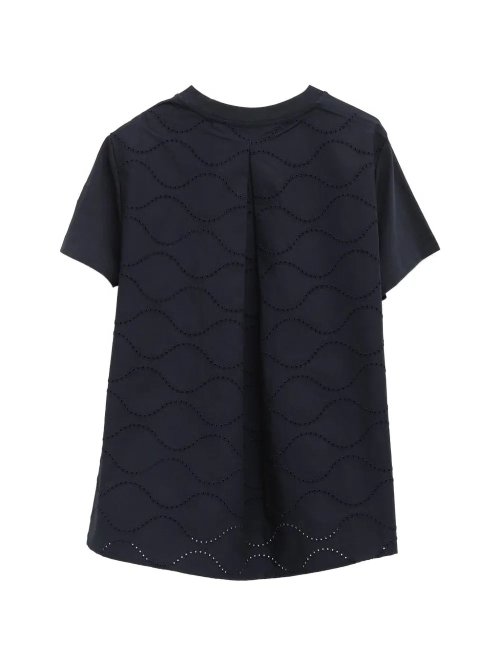 Eyelet short-sleeve t-shirt L1-093-8C000-48-89B8U 742 MONCLER 
