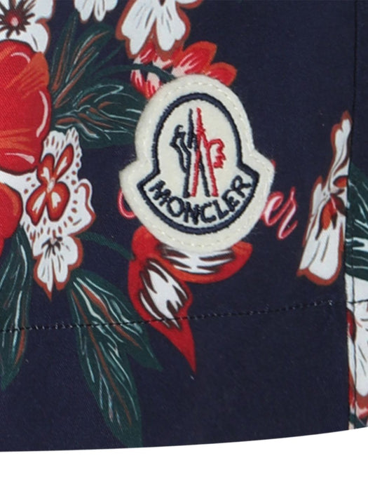 Floral-print swim shorts L10912C00001 5999KS70 MONCLER 