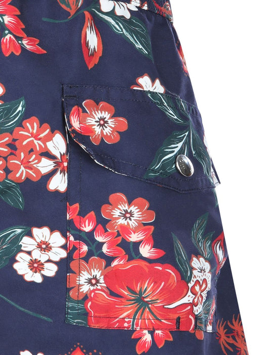Floral-print swim shorts L10912C00001 5999KS70 MONCLER 