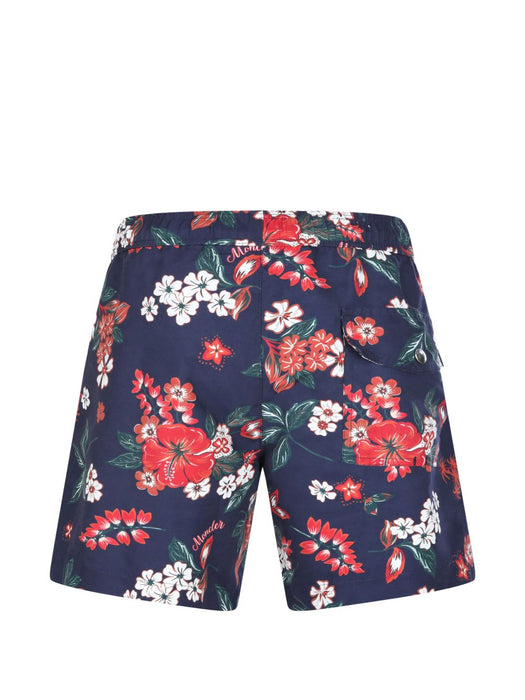 Floral-print swim shorts L10912C00001 5999KS70 MONCLER 