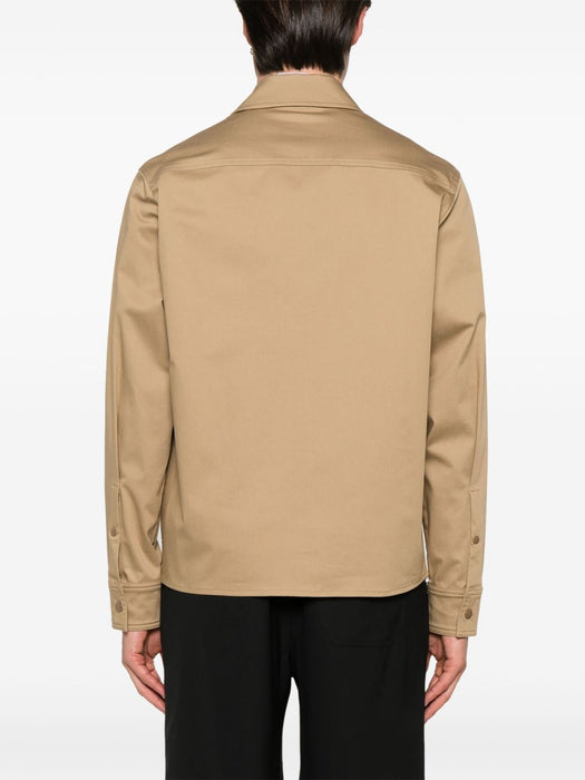flap-pocket zip shirt jacket L10912F00023 57448248 MONCLER 