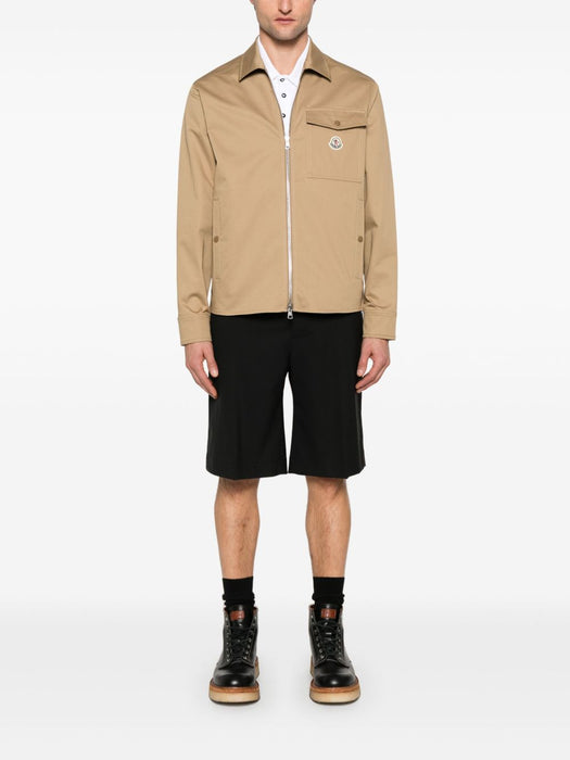 flap-pocket zip shirt jacket L10912F00023 57448248 MONCLER 