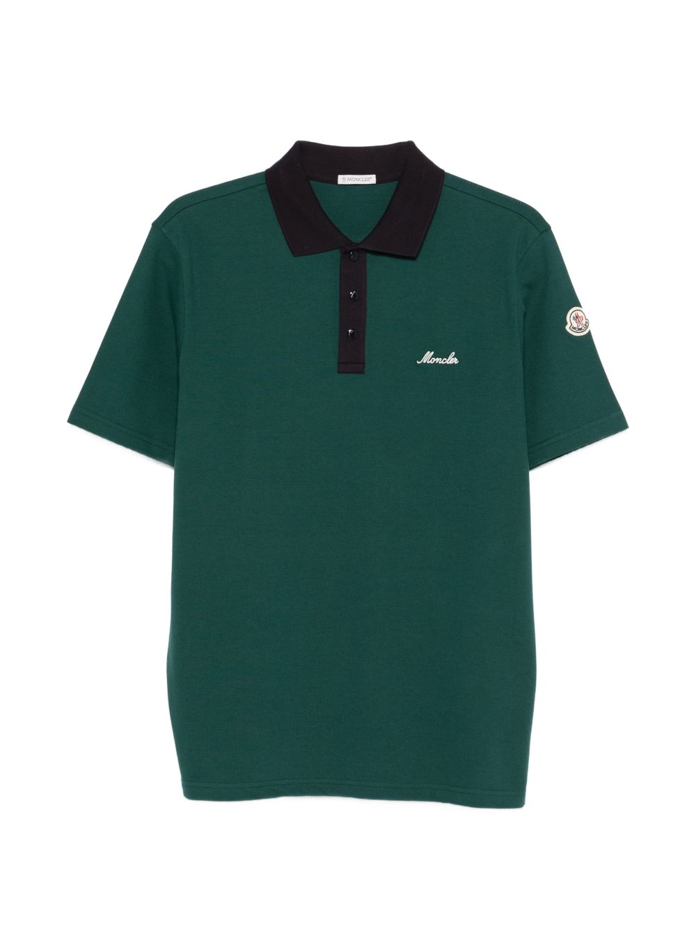 Logo-embroidered polo shirt L10918A00003 89A1686G MONCLER 