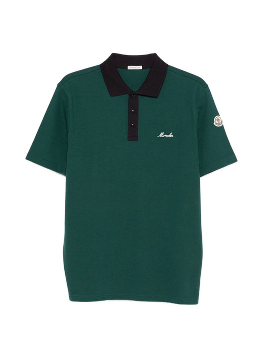 Logo-embroidered polo shirt L10918A00003 89A1686G MONCLER 